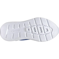 Geox boys' red mesh lace-up trainer