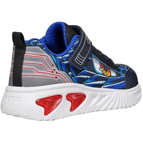 Geox Boys Assister Trainer J45DZB Navy/Royal