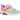 Geox Girls Fadinlight Trainer J46M4C Pink/Multi Colour