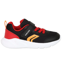 Geox Boys J Sprintye Trainer J36GBA Black/Red