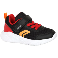 Geox Boys J Sprintye Trainer J36GBA Black/Red
