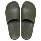 Crocs women's green slip-on sandal