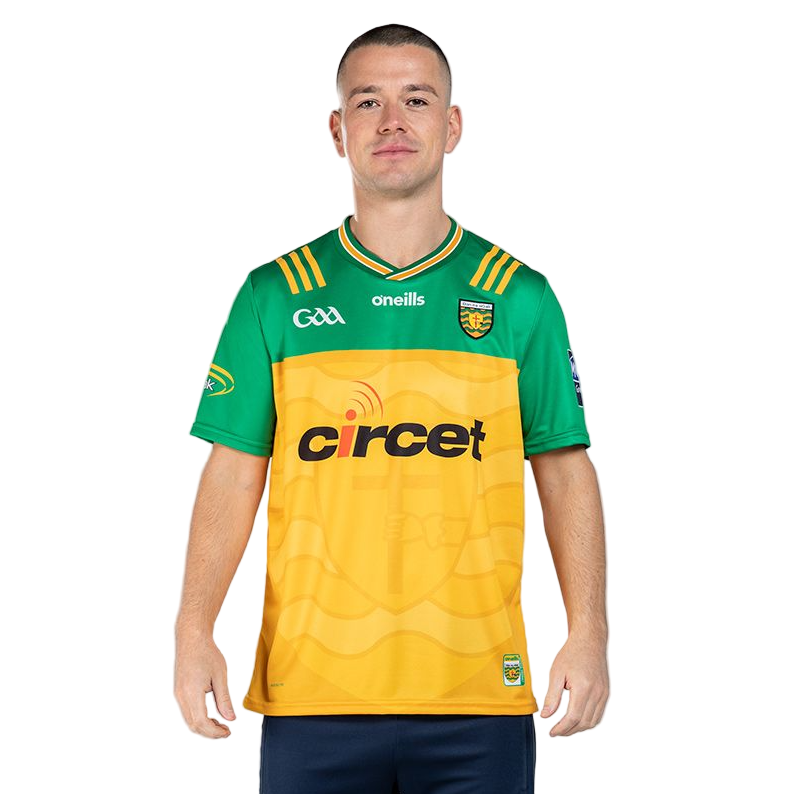 Donegal Home Jersey 25 Adults Player Fit Green/Gold