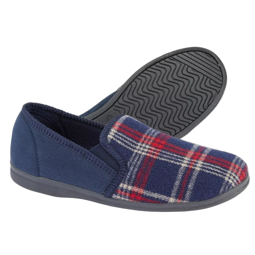 Sleepers Mens Slippers MS304CK Navy