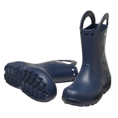 Crocs Toddler Rain Boot Handle It Rain Boot T Navy