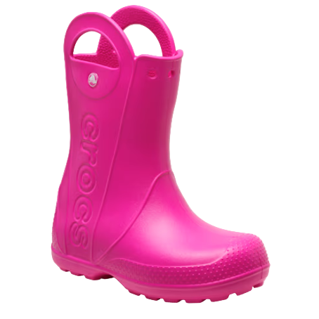 Crocs Toddler Rain Boot Handle It T Pink Crush