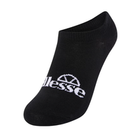 Ellesse Adults Socks 3 Pack Frimo No Show Black