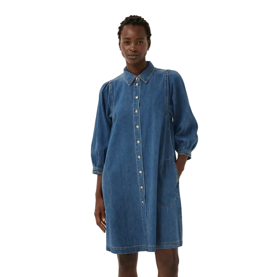 Part Two women's blue denim dress