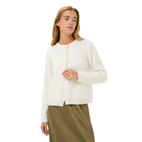 Kaffe Womens KAbowie Cardigan Chalk