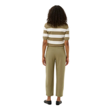 Kaffe women's green trousers with elasticated