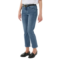 Kaffe Womens KAriver Cropped Jeans Medium Blue Denim