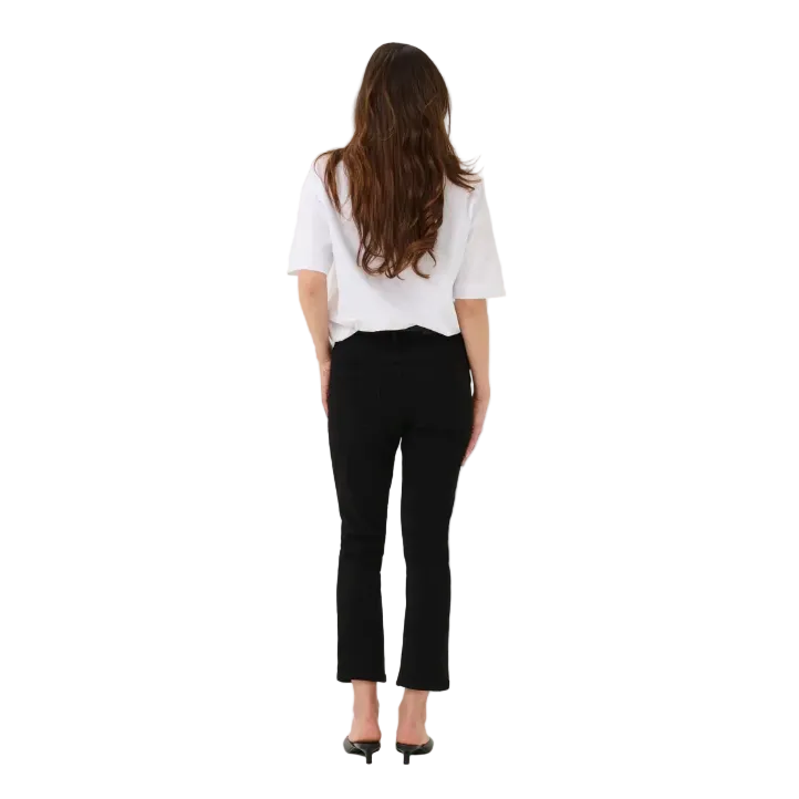 Kaffe Womens KAriver Cropped Jeans Black Deep