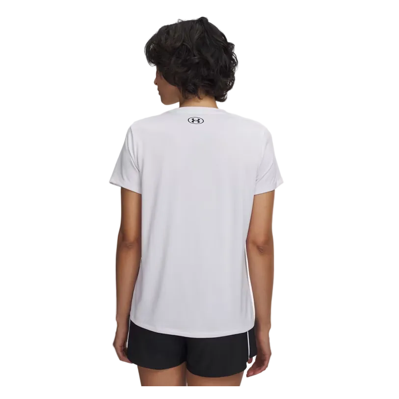 Under Armour Womens Short Sleeve Top White/Black