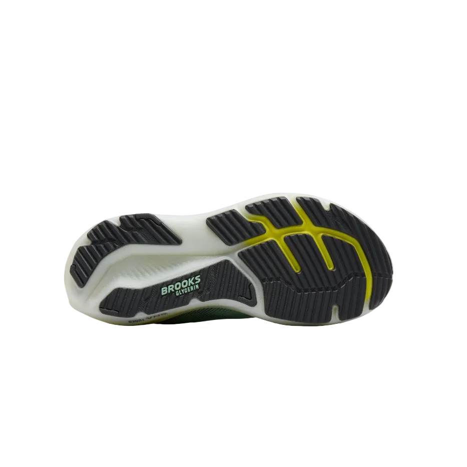 Brooks Womens Glycerin 23 Trainer Yucca/Nightlife/White