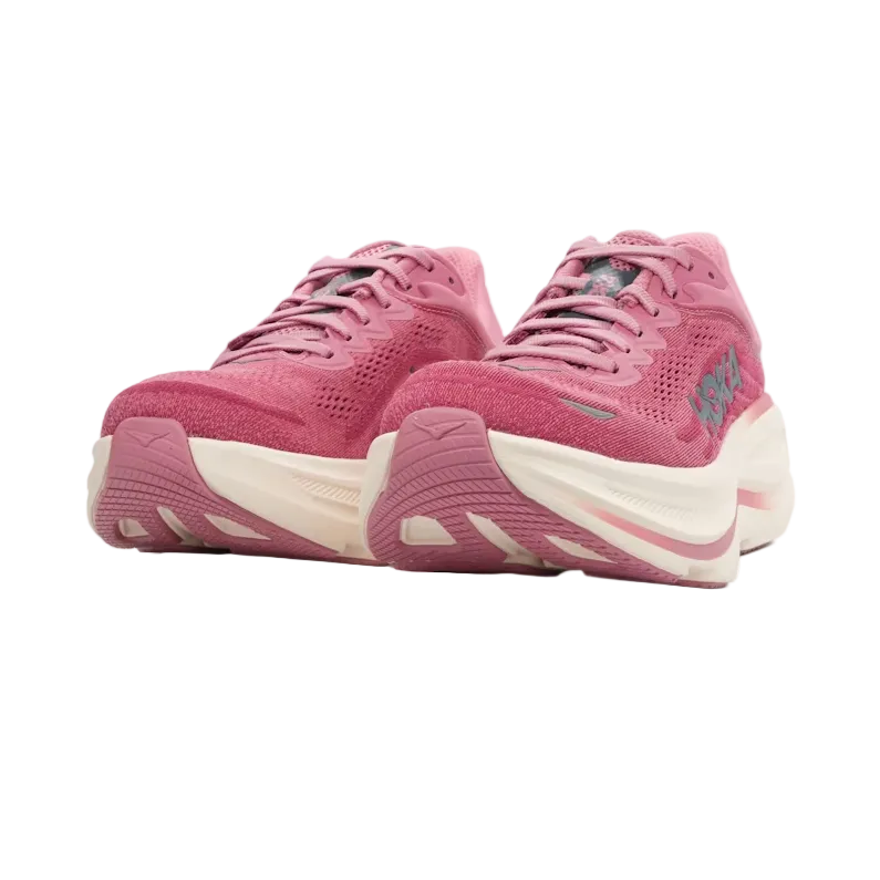 Hoka Womens Bondi 9 Wide Trainer Lingonberry/Cranberry