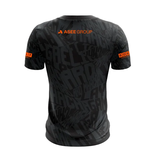 McKvr Armagh Edge Training Jersey Youth Black/Charcoal/Orange