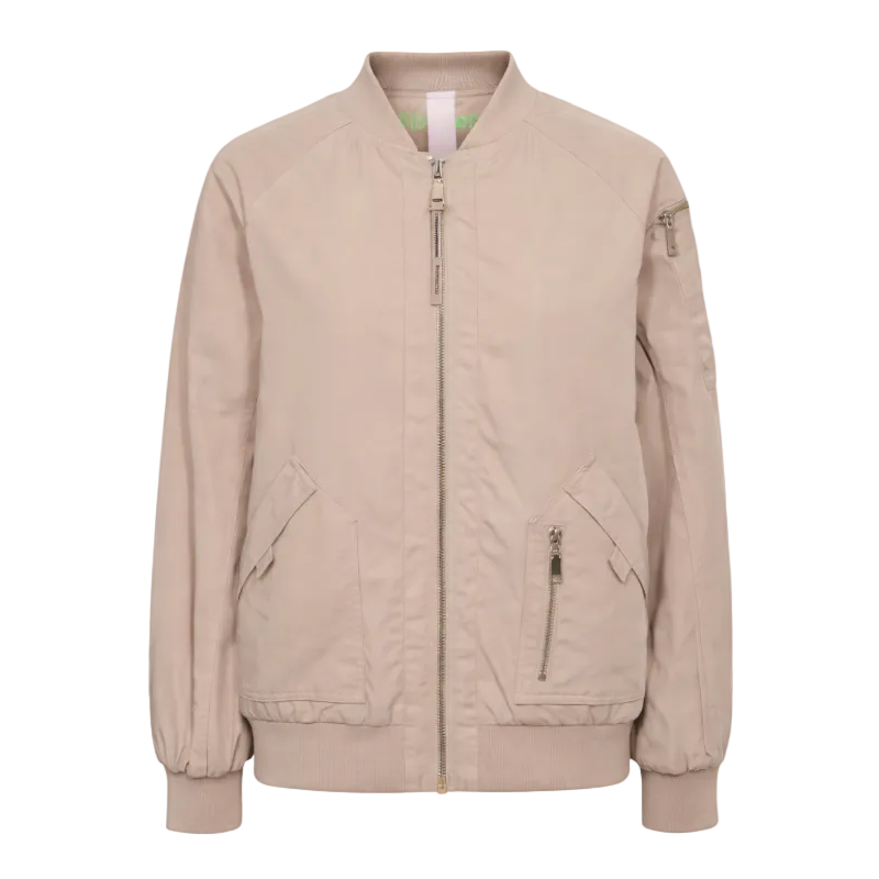Numph Womens Jacket Nuallie Mushroom