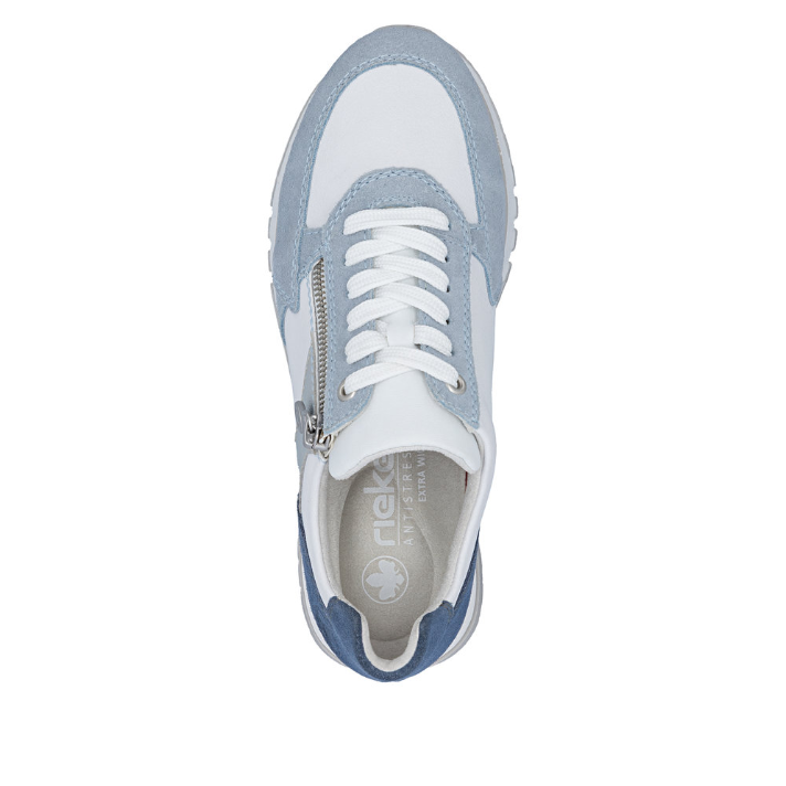 Rieker Womens Trainer 49010-12 Blue Combi
