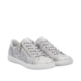 Rieker Womens Shoes N0900-90 Silver/Platinum