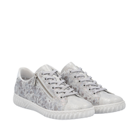 Rieker Womens Shoes N0900-90 Silver/Platinum