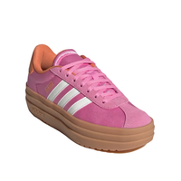 Adidas Junior Girls Trainers VL Court Bold White/Pink/Orange