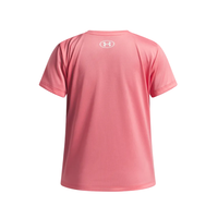 Under Armour Girls Tech 600 Tee Bittersweet Pink/White
