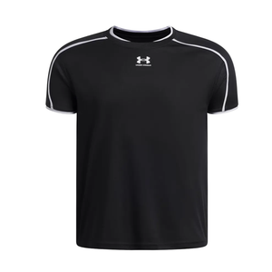 Under Armour Boys T-Shirt Challenger Train Short Sleeve Black/White
