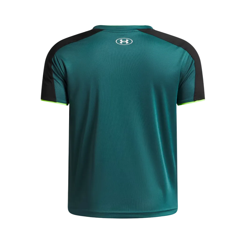 Under Armour boys' white and green shorts