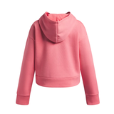 Under Armour Girls Crop Hoodie Bittersweet Pink/White