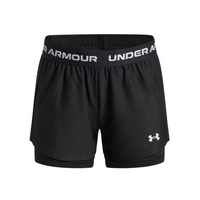 Under Armour Girls 2-In-1 Shorts Black/White