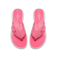 Clarks Womens Toe Post Sandal Brinkley Reyna Pink