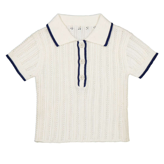 Mayoral Girls Polo Shirt 1104 Natural