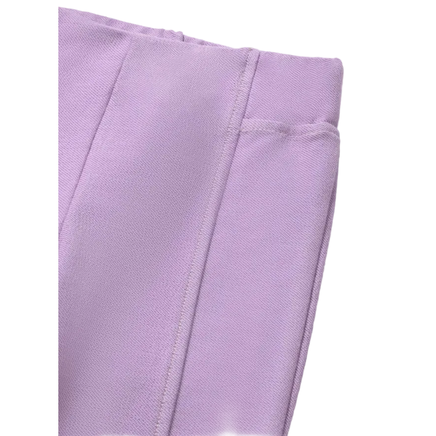 Mayoral girls' lilac leggings with elasticated