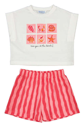 Mayoral Girls 2 Piece Set 3234 Poppy