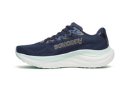 Saucony Womens Trainer Ride 19 Navy/Aqua