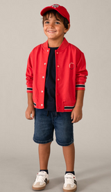 Mayoral Boys Jacket 3440 Tomato