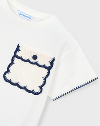 Mayoral Girls T-Shirt 3013 Natural