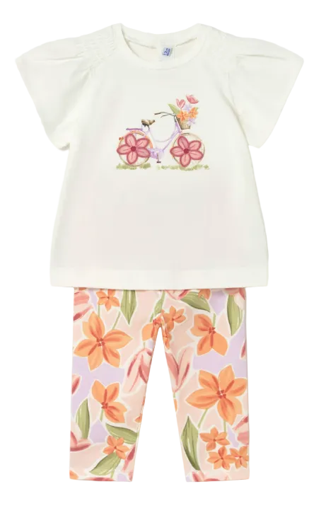 Mayoral Girls 2 Piece Set 1747 Blossom