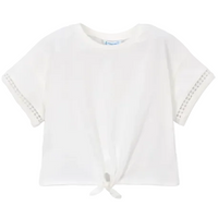 Mayoral Girls T-Shirt 3012 Natural