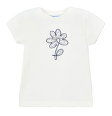 Mayoral Girls T-Shirt 174 Natural