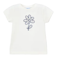 Mayoral Girls T-Shirt 174 Natural