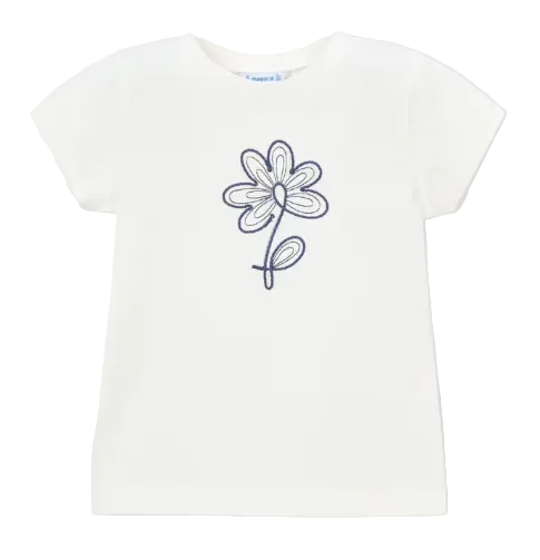 Mayoral Girls T-Shirt 174 Natural