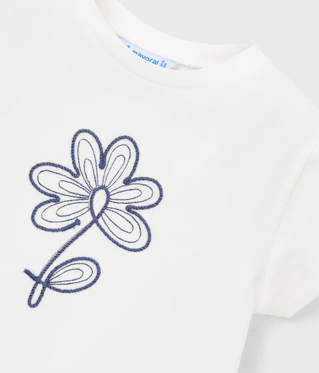 Mayoral Girls T-Shirt 174 Natural