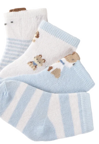 Mayoral Boys 4 Pack Sock Set Sky