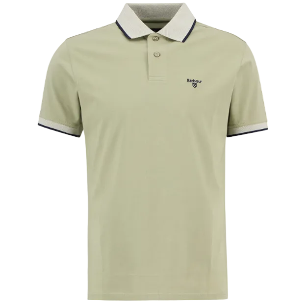 Barbour Mens Polo Cornsay Sea Green