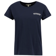Barbour Womens T-Shirt Bede Navy