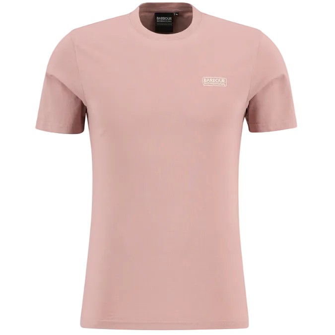 Barbour International Mens T-Shirt Small Logo Tee Woodrose