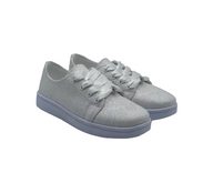 Dubarry Girls Shoe Valerie White Glitter