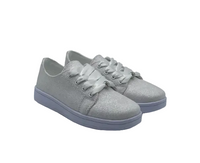 Dubarry Girls Shoe Valerie White Glitter