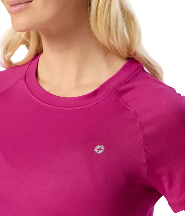 Gym+Coffee Womens Relentless Tee Sunrise Pink
